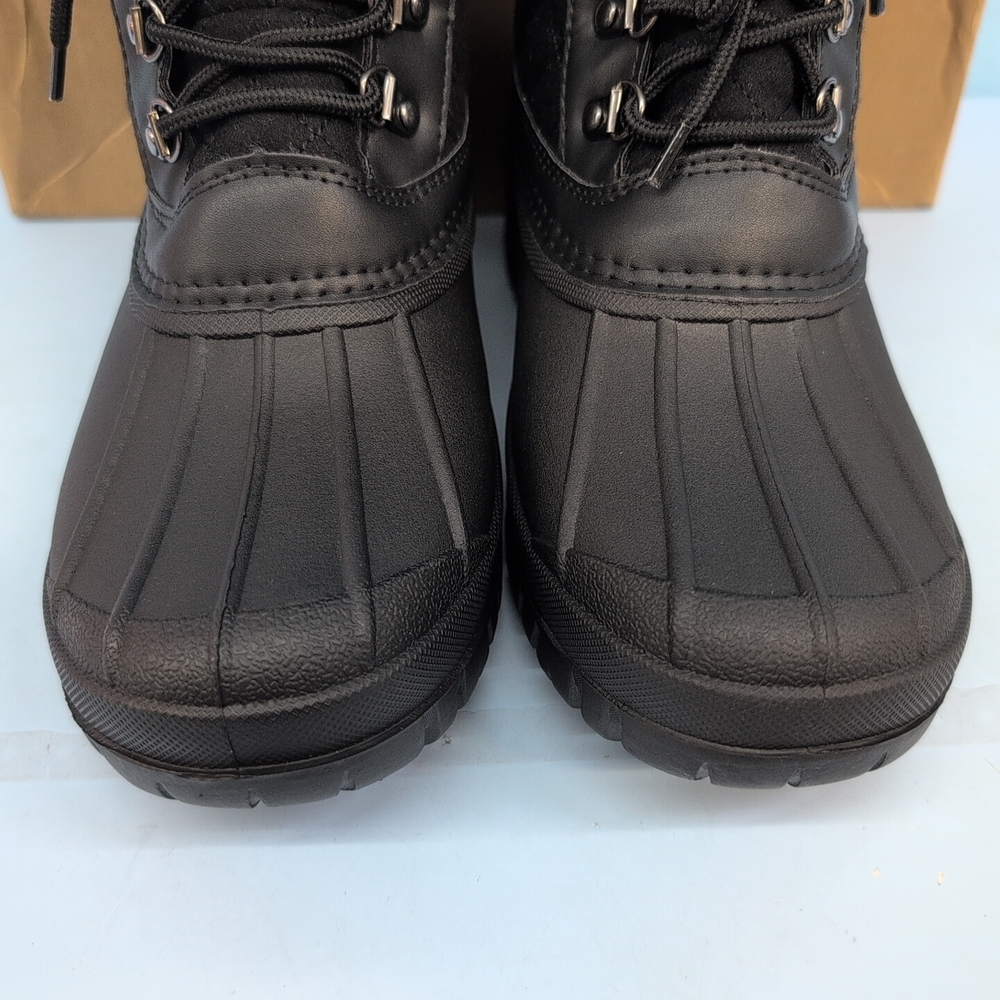 Aleader Women's Waterproof Insulated Snow Laced Boots US 10 Black - Picture 5 of 13